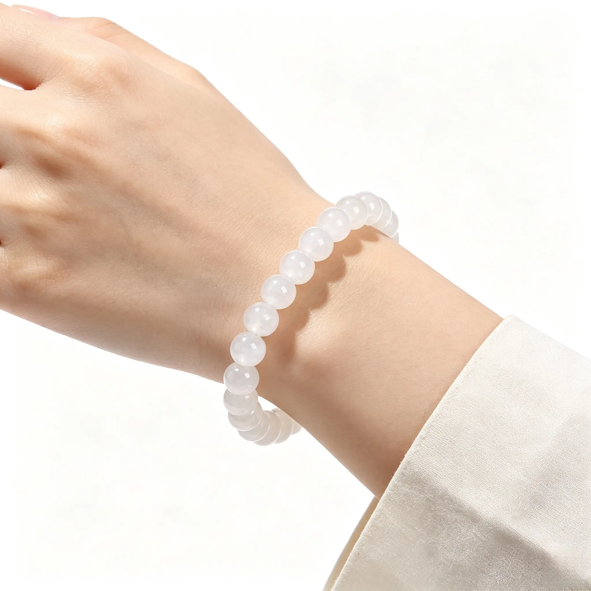 Clear Quartz Bracelet | Handmade Natural Crystal Jewelry | Koreli